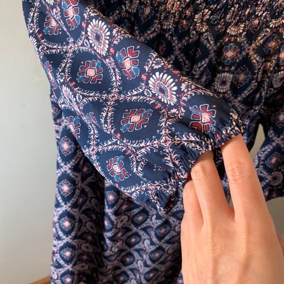 Blue Open shoulder dress size L - Picture 7 of 7